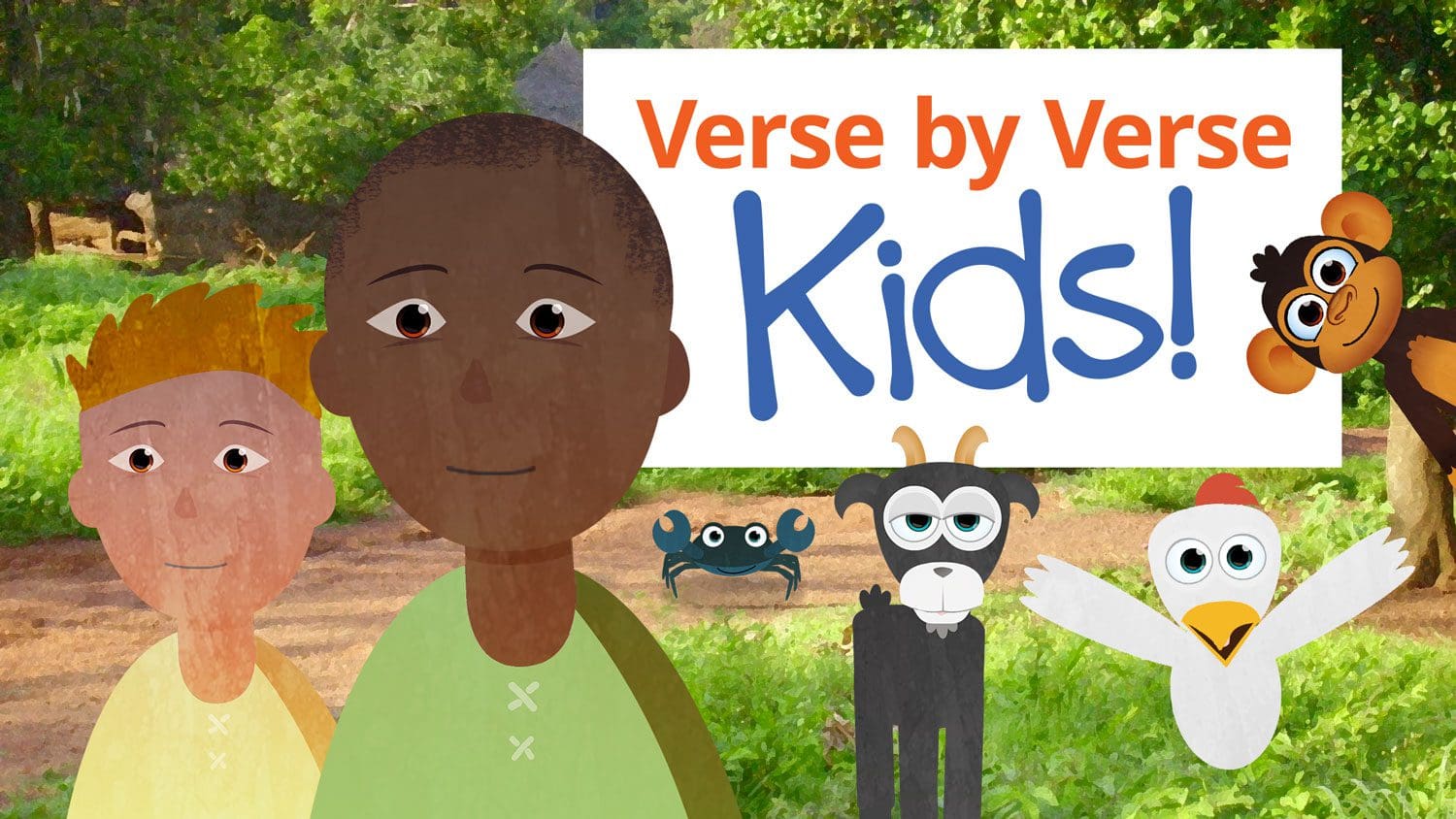 Pioneer Bible Translators Verse by Verse Kids Illustration